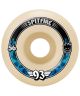 Spitfire. F4 93 Radial Shape Soft Slider Wheels 56mm. Natural.