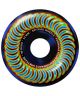 Spitfire. F4 99a. Radioactive Classic Shape Swirl Wheels. Blue/Black.