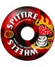 Spitfire. F4 99a. Shroom Classic Full Shape Wheels. Black/Red Swirl.