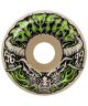 Spitfire. F4 99a. Demon Redux 56mm Conical Full Shape Wheels. Natural/Green.