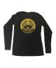 808 Skate. Gold Seal Longsleve Shirt. Black.
