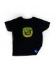 808 Skate. Bee Shield Toddler T Shirt. Black.