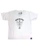 808 Skate. Statue Youth T Shirt. White.