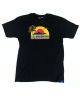 808 Skate. Sunset Tee. Black.