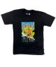 808 Skate. Warrior T-Shirt. Black/Multi-Color.
