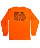 808 Skate. Safety Longsleeve T-Shirt. Orange.