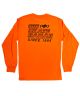 808 Skate. Safety Longsleeve T-Shirt. Orange.