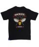 808 Skate. Killa Bee T-Shirt. Black.