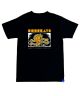 808 Skate. Running Man T Shirt. Black.