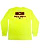 808 Skate. Skatewide Longsleeve T-Shirt. Safety Green. .