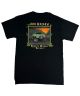 808 Skate. Yota Pickup T-Shirt. Black. Artwork by Adam Tompkison.