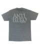 Anti Hero. AH Pocket T Shirt. Charcoal.