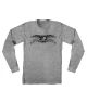 Anti Hero. Basic Eagle Longsleeve T Shirt. Heather/ Black.