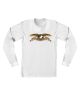 Anti Hero. Longsleeve Eagle T Shirt. White.