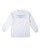 Anti Hero. Basic Eagle Tee. White/ Light Blue.