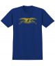 Anti Hero. Eagle Youth T Shirt. Royal Blue/ Yellow.