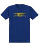 Anti Hero. Eagle Youth T Shirt. Royal Blue/ Yellow.
