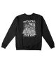 Anti Hero. Curb Riot Crewneck. Black / White.