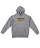 Anti Hero. Eagle Grey Hoodie. Grey Heather.