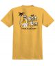 Anti-Hero. Beachbum T-Shirt. Gold / White.