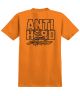 Anti Hero. Custom Pocket T-Shirt. Safety Orange.