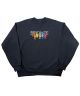 Bronze 56K. Embroidered Crewneck. Navy.