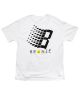 Bronze 56K. Smiley B Logo Tee. White.