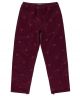 Bronze 56K. All Over Embroidered Pant. Maroon.