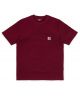 Carhartt. Pocket T Shirt. Cranberry.