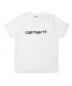 Carhartt. Script T Shirt. White.