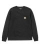 Carhartt WIP. Longsleeve Pocket T Shirt. Black.