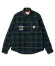 Carhartt WIP. Quartersnacks Shirt Jacket. Quartersnacks Check / Green.