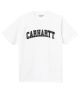 Carhartt WIP. University T-Shirt. White/Black.