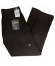 Dickies. Loose Fit Double Knee Twill Work Pants. Dark Brown.