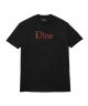 Dime . Classic Logo T Shirt. Black/ Molten.