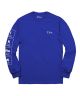 Dime. Knowing Longsleeve T Shirt. Blue.