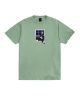 Dime. Cat Burglar T Shirt. Wash Green.