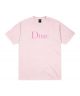 Dime. Classic Logo T Shirt. Light Pink.