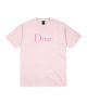 Dime. Classic Logo T Shirt. Light Pink.