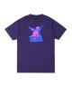Dime. Angle T Shirt. Purple.