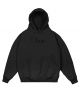 Dime. Classic Logo Embroidered Hoodie. Black.