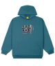 Dime. Trackmaster 9000 Hoodie. Teal.