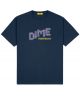 Dime. DDR T-Shirt. Navy.