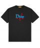 Dime. Classic Monke T-Shirt. Black.
