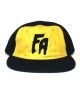 Fucking Awesome. Classic Logo Hat. Black/ Yellow.