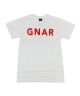 Gnarhunters GNARMY T Shirt. White.