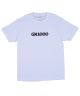 GX1000. Dithered Logo T Shirt. White.