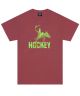 Hockey. Victory T Shirt. Grape Skin.