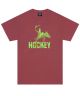 Hockey. Victory T Shirt. Grape Skin.