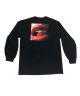 Huf x Penthouse. Lips Longsleeve T Shirt. Black.